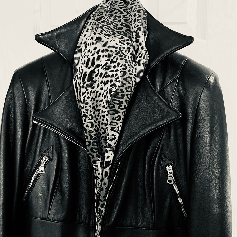 NEW west coast leather jacket dress